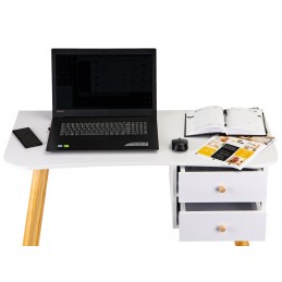 Nowoczesne biurko komputerowe stolik 2 szuflady MODERNHOME