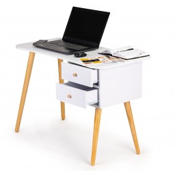 Nowoczesne biurko komputerowe stolik 2 szuflady MODERNHOME