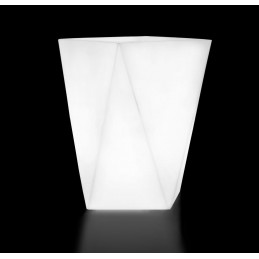 Biała donica Vaso z oświetleniem