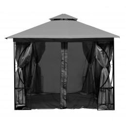 Namiot pawilon ogrodowy 2w1 ścianki moskitiera 3x3